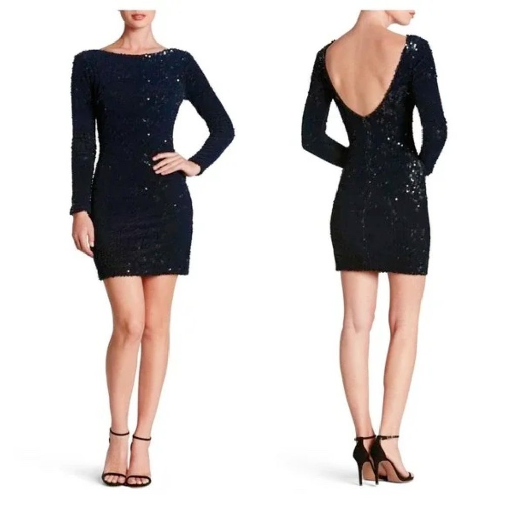 Dress the Population Lola Sequin Body-Con Dress